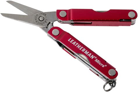 Leatherman Micra Red, keychain multi-tool | Advantageously shopping at ...