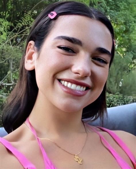 DUA LIPA on Instagram: “her smile makes me happy 🥺💞 ‎ • • • @dualipa # ...