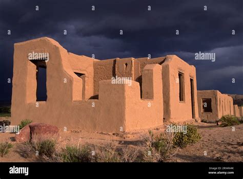 Fort ruins, Fort Churchill State Historic Park, Nevada Stock Photo - Alamy