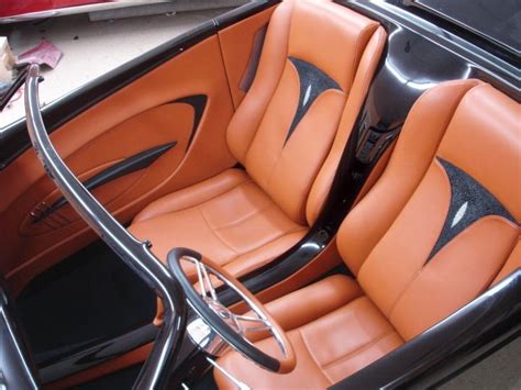 Custom car interior, Car upholstery, Custom classic cars