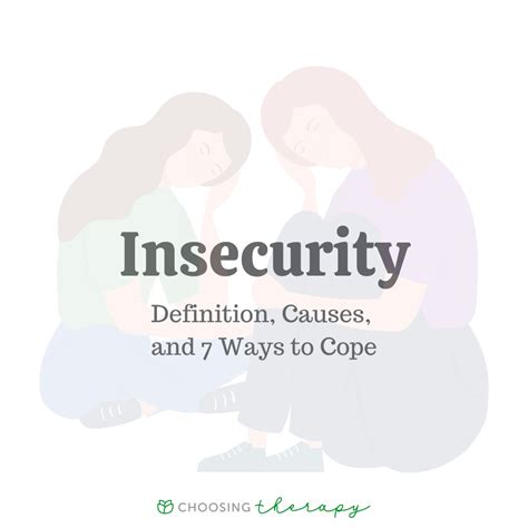 insecurity definition   ways  cope