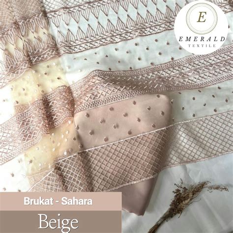 meter  french tile brukat fabric sahara motif kebaya material