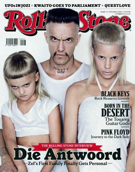 Yolandi Visser (Anri du Toit), Watkin Tudor Jones and daughter Sixteen ...