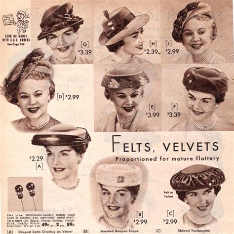 1950s womens hats - Google Search | Hats vintage, 1950s hats, Hats for ...