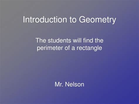 introduction  geometry powerpoint