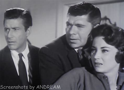 Efrem Zimbalist, Jr., Claude Akins and Andra Martin in 'Lovely Alibi