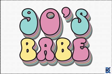 Retro 90's Babe Graphic by designking · Creative Fabrica