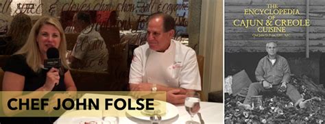 tasting  orleans revolution  chef john folse kitchen chat