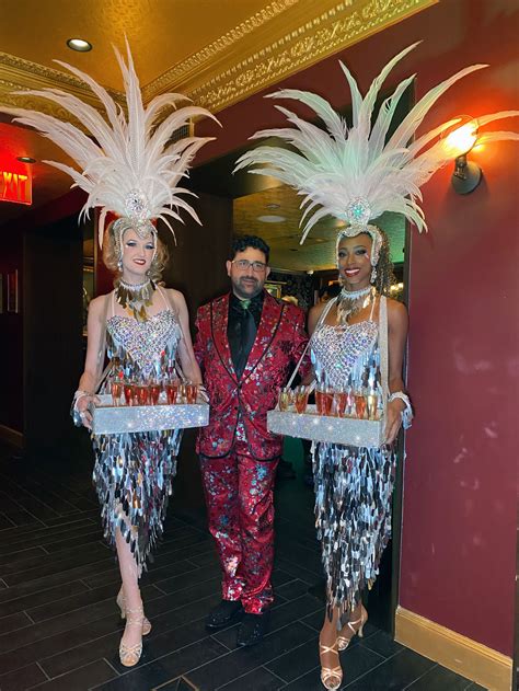 Book Glamorous Showgirls: Exquisitely Costumed Greeters, & Dancers, for
