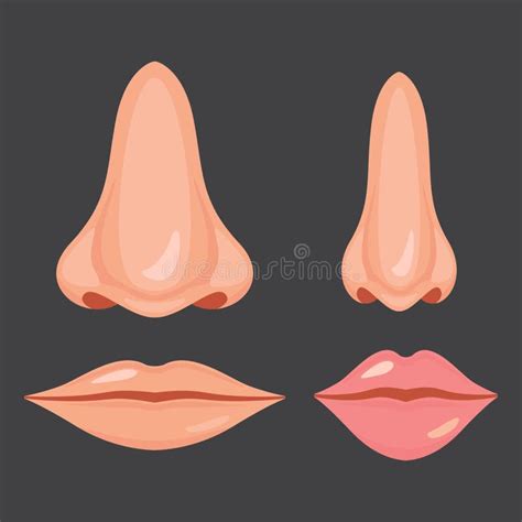 Desenho De Nariz E Boca