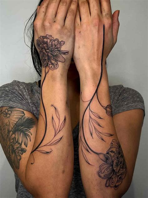 Flower Tattoo Forearm