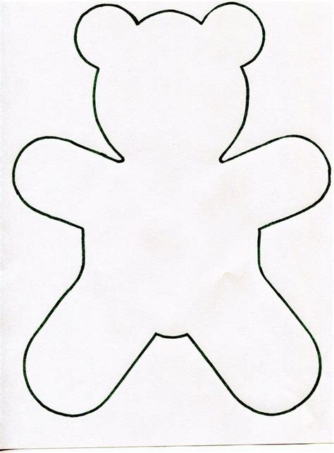 Pin by Carminharabelo Horta on lembrancinha m | Teddy bear template ...