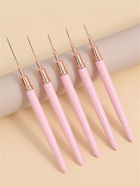 5pcs Nail Art Brush | Nail art pen, Pedicure nail art, Nail brushes