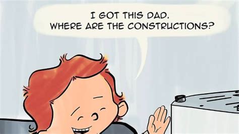 keseharian ortu  anak   dituangkan  komik foto