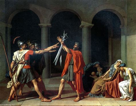 Клятва Горациев. Жак Луи Давид | David painting, Neoclassical art, Art ...