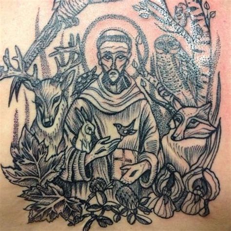 Saint Francis tattoo | Tattoos, Color tattoo, St francis