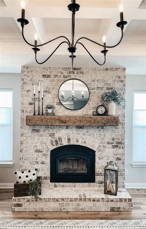 Fireplace Mantel 8 by 8 and 72 Long - Etsy | Home fireplace, Brick ...