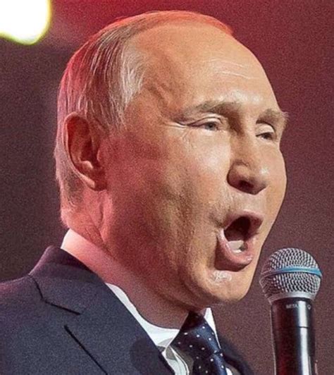 Шаблон Путин поет - Рисовач .Ру