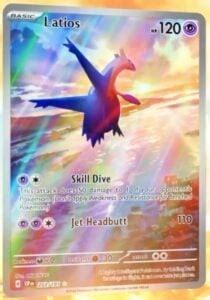 Latios and Latias ex Illustration Rares Revealed from "Surging Sparks