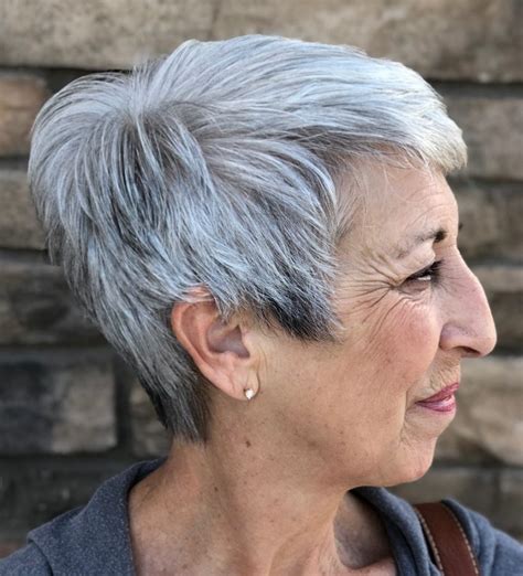 Kurzhaarfrisuren Kapsels Voor Kort Haar Fijn Haar Kapsels Grijs | My ...