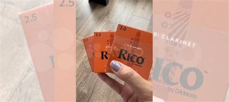Трости для кларнета rico 2,5, 2,0 купить в Троицке с доставкой | Хобби ...