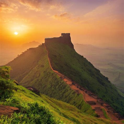 rajgad fort trek majestic journey  pinnacle  maharashtras heritage