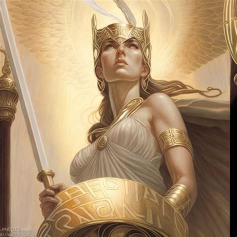 Athena, Goddess of Wisdom : r/midjourney