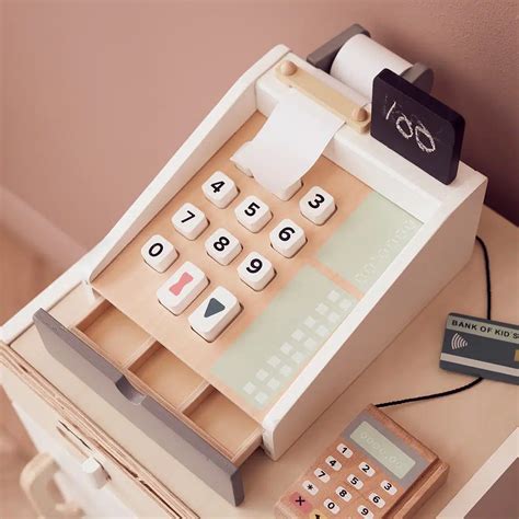 Houten speelgoedkassa Kid's Concept HUB - Jindl