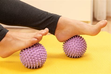 Plantar Fasciitis Exercises with Spiky Ball