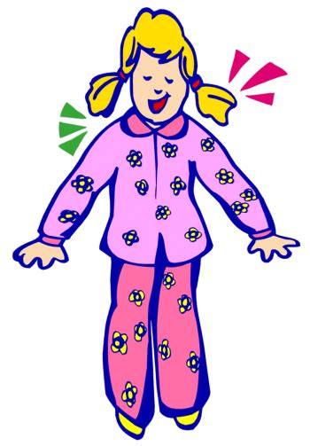 Girl Pajamas Clip Art - ClipArt Best