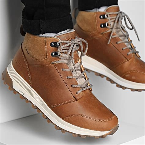 Clarks - Boots ATL Trek Up Waterproof Tan - LaBoutiqueOfficielle.com