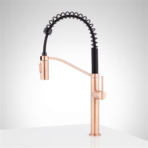 Eiler Single-Hole Kitchen Faucet with Pull-Down Spring Spout
