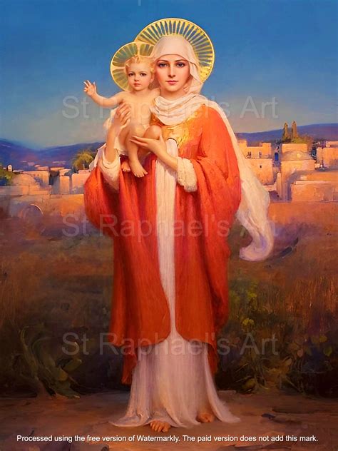 Our Lady of Palestine Chambers Holy Land Icon Christianity - Etsy Australia