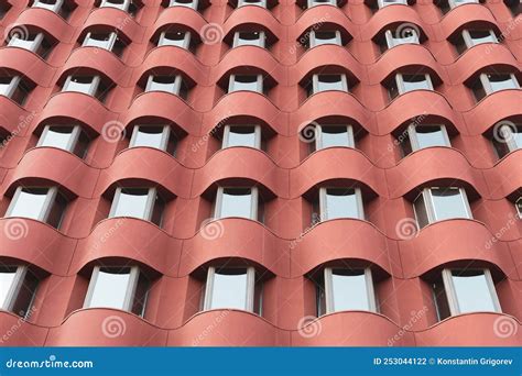 house  modern style constructed  marsala wavy panels exterior