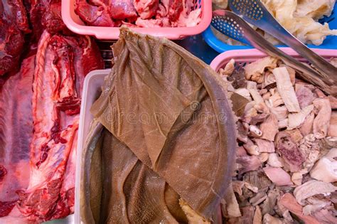 book tripe  omasum  beef offal   sale stock photo image