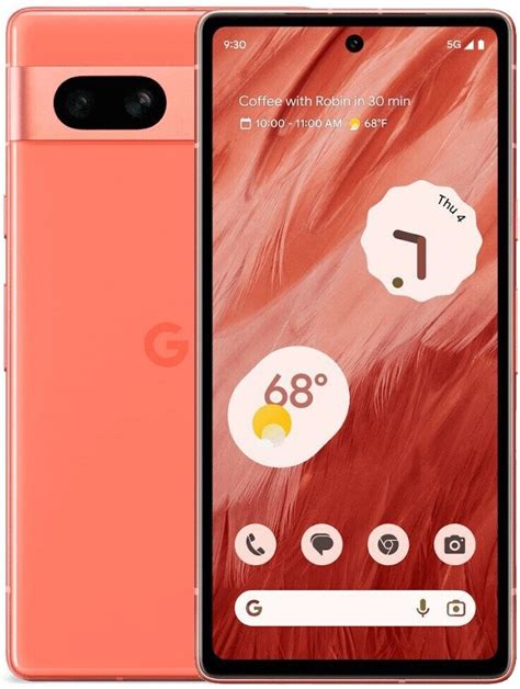 Смартфон Google Pixel 7A 8/128 ГБ EU, Dual: nano SIM + eSIM, coral ...