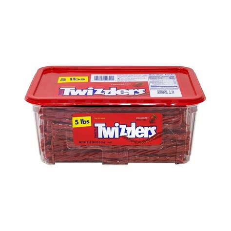 Twizzlers Strawberry Red Licorice Candy Rope- Bulk Giant Candy Sweets