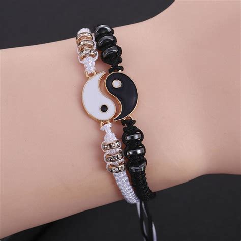 Купить Набор браслетов 2 Matching Yin and Yang Изысканный набор ...