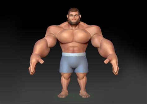 3D cartoon hulk model - TurboSquid 1697400