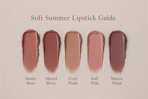 soft summer lipstick guide perfect cool toned muted shades