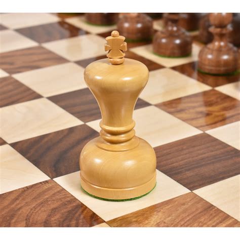 3.1" Library Series Staunton Chess Set - Chess Pieces Only - Weighted