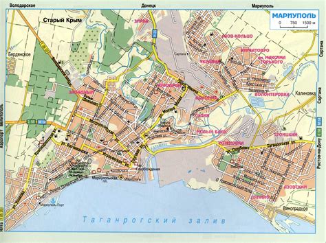 Карта города Мариуполь - Карты городов Украины
