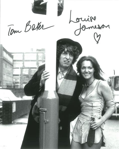 Tom Baker Louise Jameson - Multi signed original autograph not a copy 10266