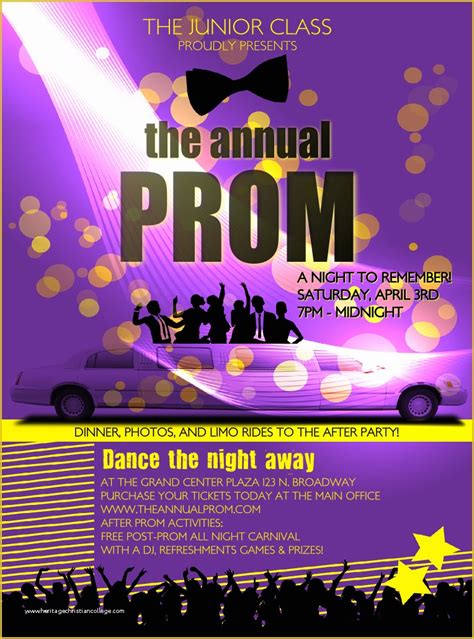 54 Prom Ticket Template Free | Heritagechristiancollege