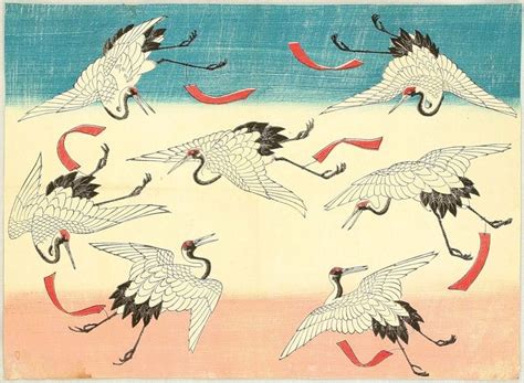 Подборка журавлей | Japanese tattoo art, Japanese prints, Japanese ...