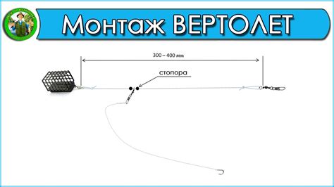 Фидерный монтаж ВЕРТОЛЕТ - Лучшие фидерные оснастки - YouTube