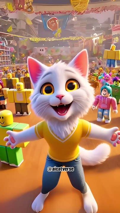 Roblox Cat's Battle Adventure🙀 #kittens #lamborghini #poorcat #aicat # ...
