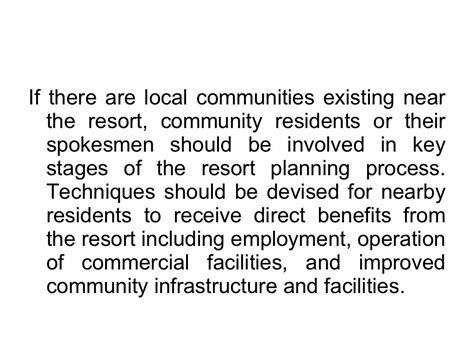 planning resort planning