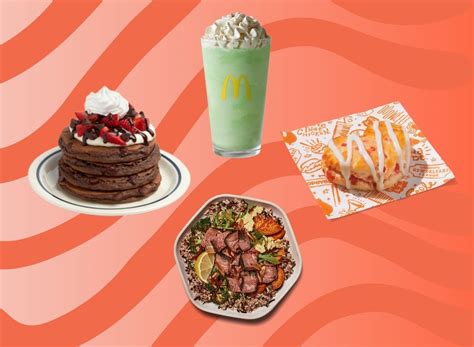 restaurant chains debuting exciting  items  february