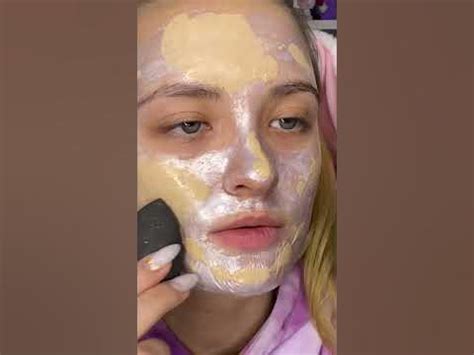 Маска пленка с макияжем / Поспик - YouTube